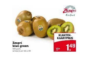 zespri kiwi green