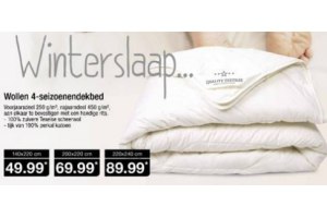 wollen 4 seizoenendekbed