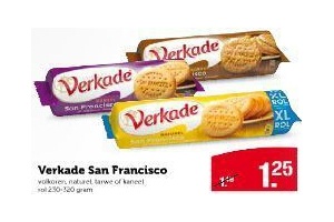 verkade san fransisco voor en euro 1 25