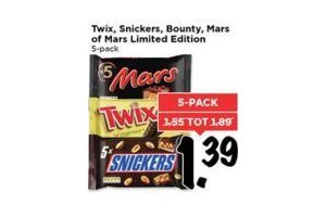 twix snickers bounty mars of mars limited edition