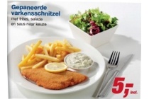 gepaneerde varskensschnitzel