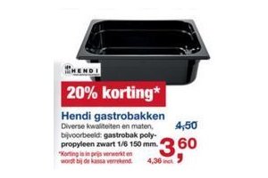 hendi gastrobakken