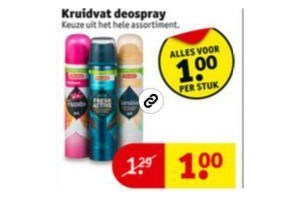 kruidvat deospray