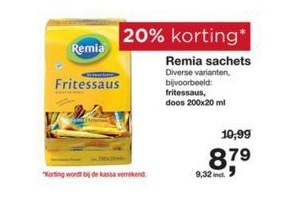 remia sachets