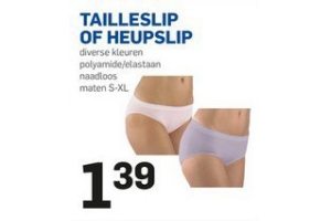 tailleslip of heupslip