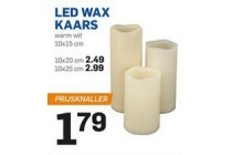 led wax kaars