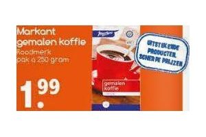 markant gemalen koffie