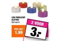 led theelicht glitter