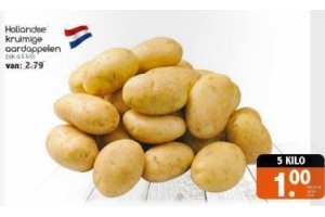 hollandse kruimige aardappelen