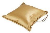 sierkussen georgette goud