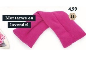 Storing Aanpassing efficiënt Warmtekussen fleece, met tarwe en lavendel, nu voor €4,99 - Beste.nl