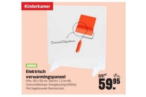 elektrisch verwarmingspaneel