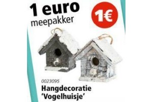 hangdecoratie vogelhuisje