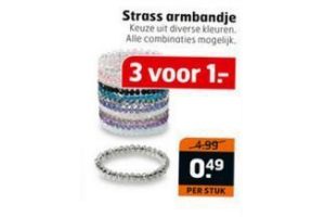 strass armbandje