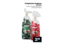 trekpleister bonbons