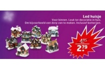 led huisje
