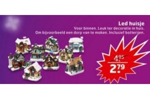 led huisje