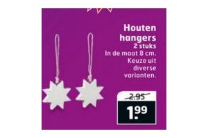 houten hangers