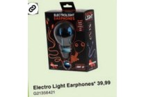 electro light earphones voor en euro 39 99