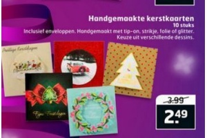 handgemaakte kerstkaarten