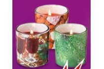 geurkaars in glas met print