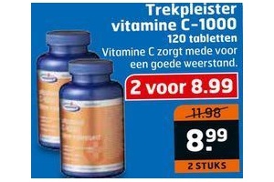 trekpleister vitamine c 1000