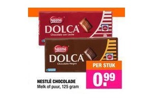 nestl en eacute dolca chocolade