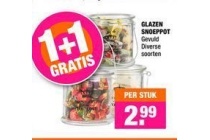 glazen snoeppot