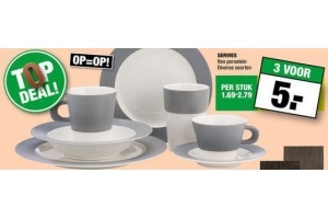 porselein servies
