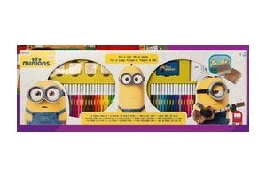 stempel en stiftbox minions