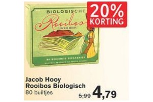 jacob hooy rooibos biologisch