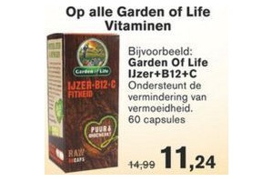 garden of life vitaminen