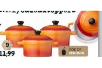 Merkloos bij Xenos Pannen & schalen aanbieding deze week Cocottes set van 4 | Da's leuk van Xenos