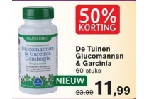 de tuinen glucomannan en amp garcinia