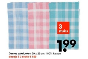 dames zakdoeken