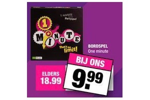 one minute bordspel