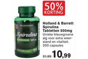 holland en amp barrett spirulina tabletten 500mg