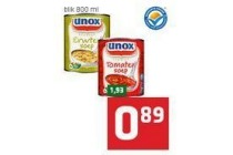 unox soep in blik