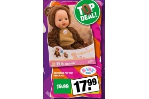 babyborn pop met berenjas