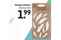 houten stickers