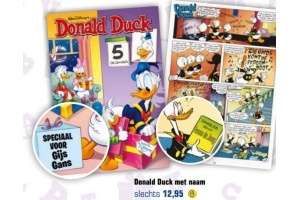 donald duck met naam