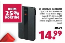 gp draagbare usb oplader