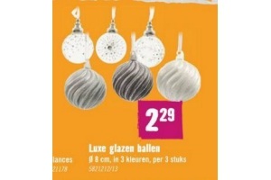 luxe glazen ballen