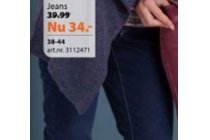 jeans voor en euro 34