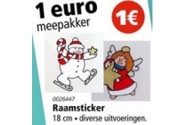 kerst raamsticker