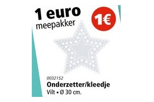 onderzetter kleedje