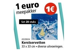 kerstservetten 20 stuks