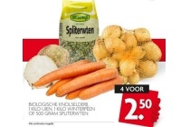 knolselderij uien winterpeen of spliterwten
