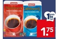 deen snelfilterkoffie