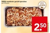 deen roomboter gevuld speculaas